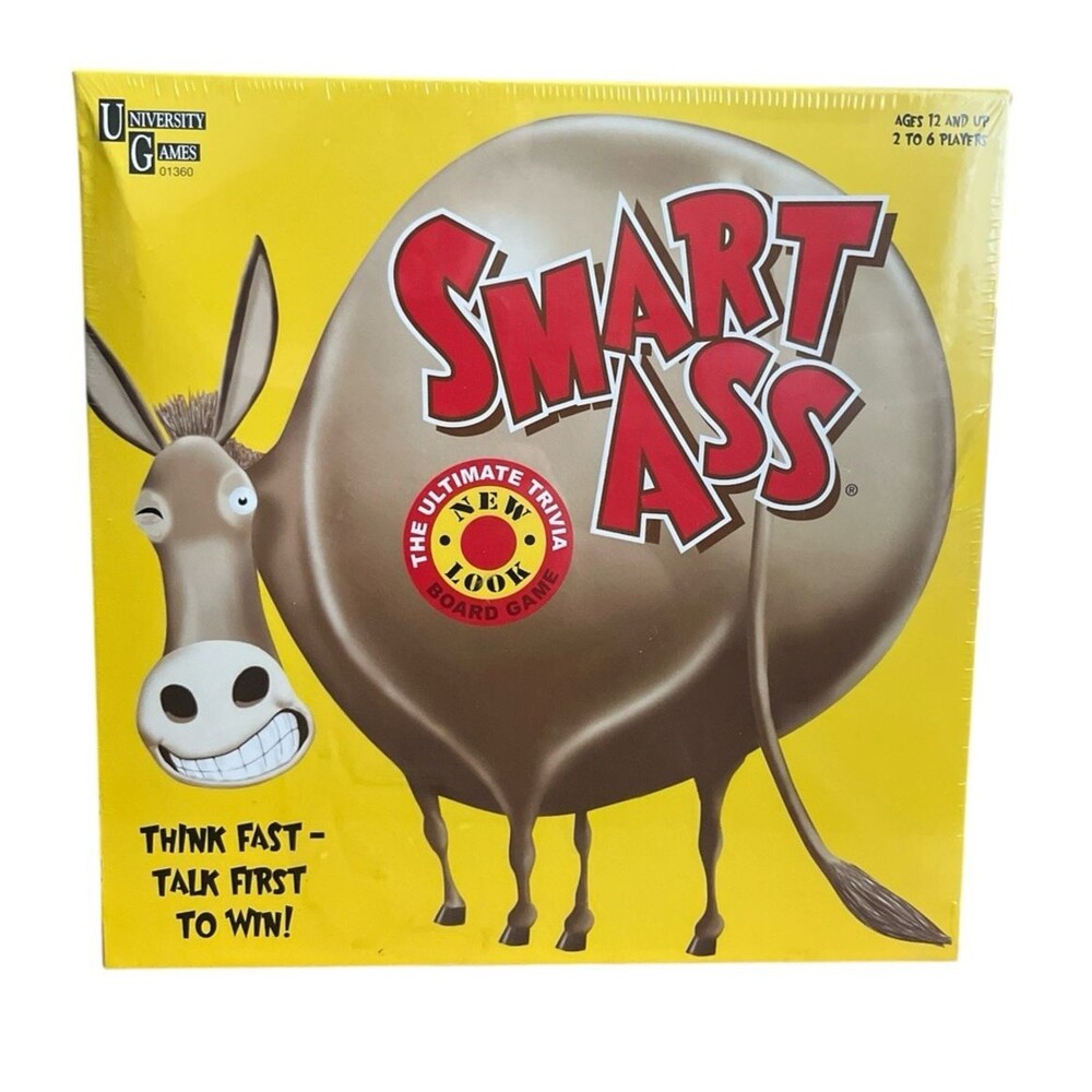 2015 Smart Ass Trivia Card Game University Games Party Games 12+ Factory Sealed
